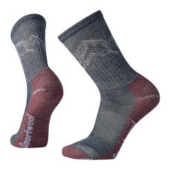 Skarpety trekkingowe Smartwool Classic Hike Light Cushion Mountain Pattern Crew. Niebieskie skarpety Smartwool, bez wzorów, z wełny. Za 83.99 zł.