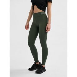 Damskie legginsy Hummel. Brązowe legginsy Hummel, bez wzorów, z dżerseju. Za 174.50 zł.