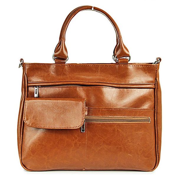 Torebka skórzana damska kuferek DAN-A T88 camel. Brązowe torebki klasyczne DAN-A, bez wzorów, ze skóry, bez dodatków. Za 359.99 zł.