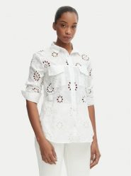 Iconique Koszula Blake IC26-005 Biały Regular Fit. Białe koszule Iconique, m, bez wzorów, z bawełny, bez kołnierzyka, bez ramiączek. Za 359.99 zł.