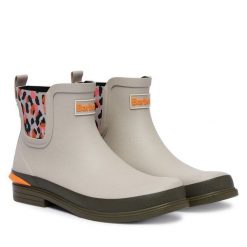 Kalosze Barbour. Szare kalosze Barbour, bez wzorów. Za 439.99 zł.