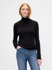 GAP Koszulka w kolorze czarnym rozmiar: XL. Czarne bluzki GAP, xl, bez wzorów, bez kołnierzyka, bez ramiączek. Za 83.62 zł.