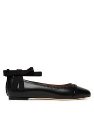 MALONE SOULIERS Baleriny Sabina 5-4 Czarny. Czarne baleriny MALONE SOULIERS, bez wzorów, ze skóry, bez obcasa. Za 1,829.00 zł.