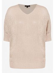 More & More Sweter w kolorze beżowym rozmiar: 40. Brązowe swetry More & More, bez wzorów, bez ramiączek. Za 71.95 zł.