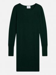 Perfect Cashmere Sukienka kaszmirowa "Molli" w kolorze ciemnozielonym rozmiar: S. Zielone sukienki Perfect Cashmere, s, bez wzorów, z kaszmiru, bez kołnierzyka, bez ramiączek, mini. Za 362.85 zł.