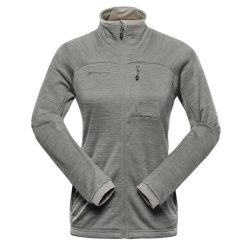 Bluza damska turystyczna szybkoschnąca Alpine Pro Onneca 3. Niebieskie bluzy Alpine Pro, l, bez wzorów, z elastanu, bez kaptura. Za 299.00 zł.