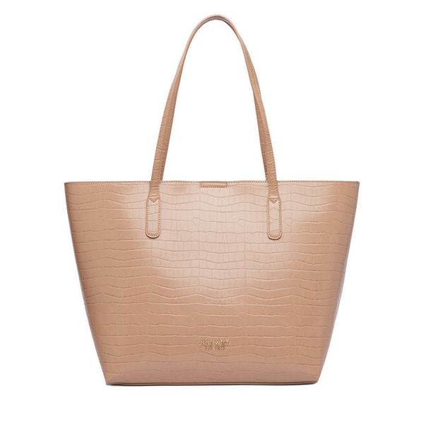 Torebka Nine West. Brązowe shopper Nine West, bez wzorów, bez dodatków. Za 279.99 zł.