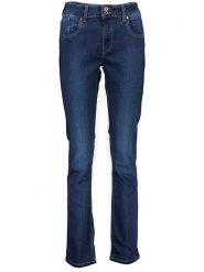 Pepe Jeans Dżinsy - Slim fit - w kolorze granatowym rozmiar: W26/L32. Niebieskie jeansy Pepe Jeans, l, z aplikacjami. Za 158.47 zł.