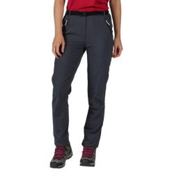 Spodnie trekkingowe damskie Xert Stretch. Niebieskie spodnie sportowe Regatta, s, bez wzorów, trekkingowe. W wyprzedaży za 279.99 zł.