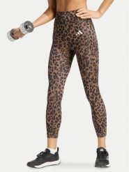 Adidas Legginsy Optime Essentials 3-Stripes KZ2520 Brązowy Slim Fit. Brązowe legginsy Adidas, s, bez wzorów, z syntetyku, na fitness i siłownię. Za 219.99 zł.
