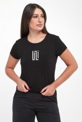 T-shirt damski wiskozowy z logo SPORTALM. T-shirty Sportalm, bez wzorów, z wiskozy, bez kołnierzyka, bez ramiączek. Za 739.00 zł.