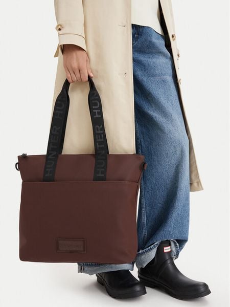 Hunter Torebka CWBEO-HTR-E-002-05 Brązowy. Brązowe shopper Hunter, bez wzorów, z syntetyku, bez dodatków. Za 229.99 zł.