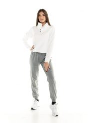 Bluza na co dzień na siłownię. Białe bluzy LEONE 1947 APPAREL, m, bez wzorów, bez kaptura. Za 168.36 zł.