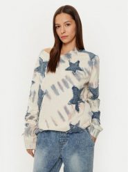 One Teaspoon Bluza Denim Star 26795C Beżowy Relaxed Fit. Brązowe bluzy One Teaspoon, xs, bez wzorów, z bawełny, bez kaptura. Za 409.99 zł.