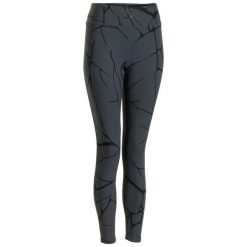 Leginsy fitness damskie Breath Long Tights. Czarne legginsy sportowe Joma, l, bez wzorów, z elastanu, na fitness i siłownię. Za 99.99 zł.