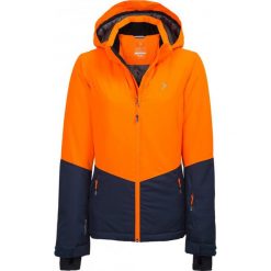 Kurtka narciarska damska KUDN620 - pomarańcz neon - Outhorn. Czarne kurtki narciarskie Outhorn, bez wzorów, z meshu, bez kaptura, narciarskie. W wyprzedaży za 199.99 zł.