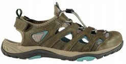 Sandały trekkingowe damskie Karrimor Auckland Lady K1021. Brązowe sandały Karrimor, bez wzorów, z lycry, bez obcasa, bez zapięcia. Za 190.99 zł.