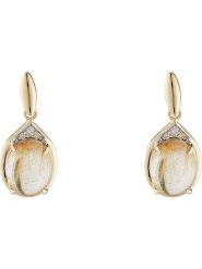 DIAMOND & CO Złote kolczyki-wkrętki "Fanaa" z diamentami rozmiar: onesize. Żółte kolczyki Diamond & Co, z diamentem, złote. Za 1,339.78 zł.