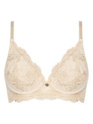 Guess Biustonosz z fiszbiną O5YC03 KCVX0 Beżowy. Brązowe biustonosze Guess, z aplikacjami, z syntetyku. Za 395.00 zł.