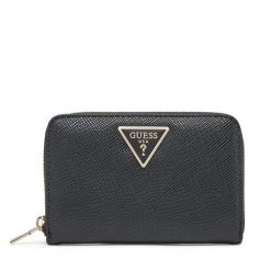 Duży Portfel Damski Guess. Czarne portfele Guess, z aplikacjami. Za 139.99 zł.
