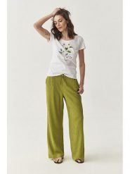 TATUUM Koszulka w kolorze białym rozmiar: L. Białe bluzki Tatuum, l, bez wzorów, z bawełny, bez kołnierzyka, bez ramiączek. Za 56.53 zł.