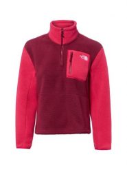 The North Face bluza polarowa z golfem Kobiety Sztuczne włókno czerwony, S. Czerwone bluzy The North Face, s, bez wzorów, z polaru, bez kaptura. Za 449.95 zł.