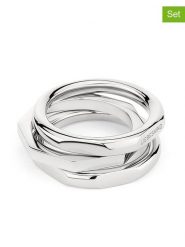 Liebeskind Pierścionki (3 szt.) w kolorze srebrnym rozmiar: 54. Szare pierścionki Liebeskind, srebrne. Za 208.33 zł.