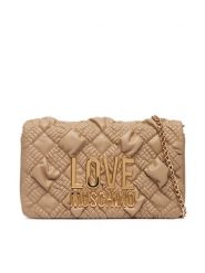 LOVE MOSCHINO Torebka JC4131PP1PL1010A Beżowy. Brązowe torebki klasyczne Love Moschino, bez wzorów, ze skóry, bez dodatków. Za 839.99 zł.
