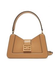 Elisabetta Franchi Torebka BS-18A-51E2-V350 Brązowy. Brązowe torebki klasyczne Elisabetta Franchi, bez wzorów, ze skóry, bez dodatków. Za 999.99 zł.