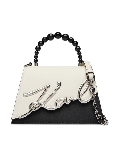 KARL LAGERFELD Torebka B3W30015 Biały. Białe torebki klasyczne KARL LAGERFELD, bez wzorów, ze skóry, bez dodatków. Za 1,222.99 zł.