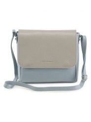 Mia Tomazzi Skórzana torebka "Zanzur" w kolorze błękitnym - 25 x 24 x 9 cm rozmiar: onesize. Niebieskie torby na ramię Mia Tomazzi, bez wzorów, z materiału, na ramię, bez dodatków. Za 252.99 zł.