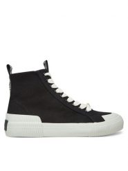 Coccinelle Trampki E4 SXG 24 02 01 Czarny. Czarne trampki Coccinelle, bez wzorów, z materiału, bez zapięcia. Za 589.99 zł.