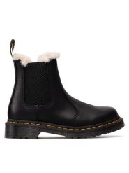 Dr. Martens Sztyblety 2976 Leonore 21045001 Czarny. Czarne botki Dr. Martens, bez wzorów, ze skóry, bez obcasa, na płaskiej podeszwie, bez zapięcia. Za 821.07 zł.