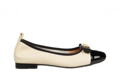 Baleriny Loretta Vitale E40304B Beige 514249, Beżowy, Skóra naturalna - 37. Brązowe baleriny Loretta Vitale, bez wzorów, ze skóry, bez obcasa. W wyprzedaży za 179.10 zł.