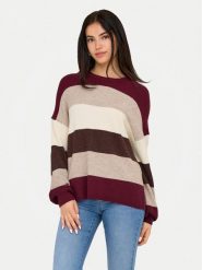 ONLY Sweter Atia 15220044 Fioletowy Regular Fit. Fioletowe swetry Only, xl, bez wzorów, z syntetyku, bez ramiączek. Za 159.99 zł.