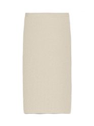 Vero Moda Spódnica dzianinowa w kolorze beżowym rozmiar: L. Brązowe spódnice Vero Moda, l, bez wzorów, z dzianiny, midi. Za 96.60 zł.