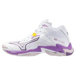 Buty do siatkówki Kobieta Mizuno Wave Lightning Z8 biały. Białe obuwie sportowe Mizuno, bez zapięcia, do siatkówki, mizuno wave. W wyprzedaży za 624.65 zł.