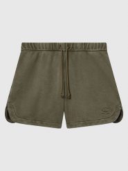 Champion Szorty dresowe w kolorze khaki rozmiar: XS. Brązowe szorty Champion, bez wzorów, z bawełny. Za 79.21 zł.