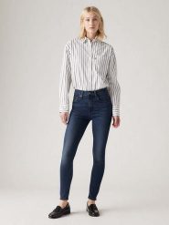 Levi's Dżinsy "721" - Skinny fit - w kolorze granatowym rozmiar: W25/32. Niebieskie jeansy Levi's®, s, z aplikacjami, z podwyższonym stanem. Za 191.95 zł.