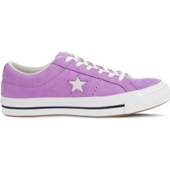 Fioletowe Kultowe Trampki Converse ONE STAR. Fioletowe trampki Molly.pl, bez wzorów, z gumy, bez zapięcia. Za 389.00 zł.