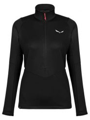 Salewa Bluza polarowa "Puez" w kolorze czarnym rozmiar: 38. Czarne bluzy Salewa, bez wzorów, z materiału, bez kaptura. Za 197.63 zł.