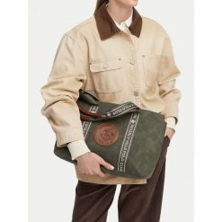 Torebka Beverly Hills Polo Club. Brązowe shopper Beverly Hills Polo Club, bez wzorów, bez dodatków. Za 179.99 zł.