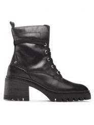 Pikolinos Botki W5D-8698C2 Czarny. Czarne botki Pikolinos, bez wzorów, ze skóry, bez obcasa, na słupku, bez zapięcia. Za 799.99 zł.
