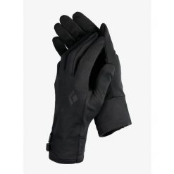 Rękawiczki Black Diamond Lightweight Screentap Liners. Czarne rękawiczki Black Diamond, bez wzorów, sportowe. Za 184.50 zł.