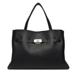 Torebka DKNY. Czarne torebki klasyczne DKNY, bez wzorów, bez dodatków. Za 789.99 zł.