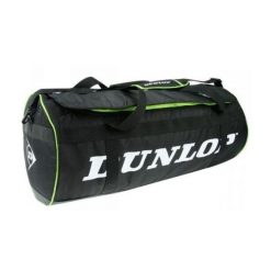 Torba sportowa Dunlop Biomimetic Large Holdall. Czarne torby na ramię Dunlop, bez wzorów, z materiału, sportowe, na ramię, duże, bez dodatków. Za 219.99 zł.