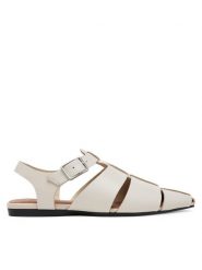 Vagabond Shoemakers Sandały Wioletta 5501-101-02 Écru. Sandały Vagabond Shoemakers, bez wzorów, ze skóry, bez obcasa, na płaskiej podeszwie, bez zapięcia. Za 439.99 zł.