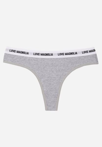 Szare Majtki Typu Stringi z Bawełną i Napisami Veza. Szare stringi Born2be, bez wzorów, z bawełny. Za 7.99 zł.