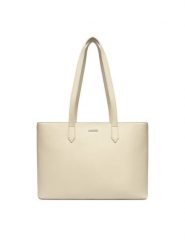 Lasocki Torebka CEO-LSK-M-023-07 Écru. Torebki klasyczne Lasocki, bez wzorów, z materiału, bez dodatków. Za 149.99 zł.