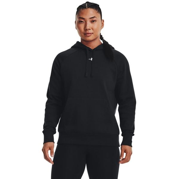 Bluza treningowa damska Under Armour Ua Rival Fleece Hoodie. Czarne bluzy Under Armour, uniwersalny, bez wzorów, z bawełny, z kapturem. Za 283.00 zł.